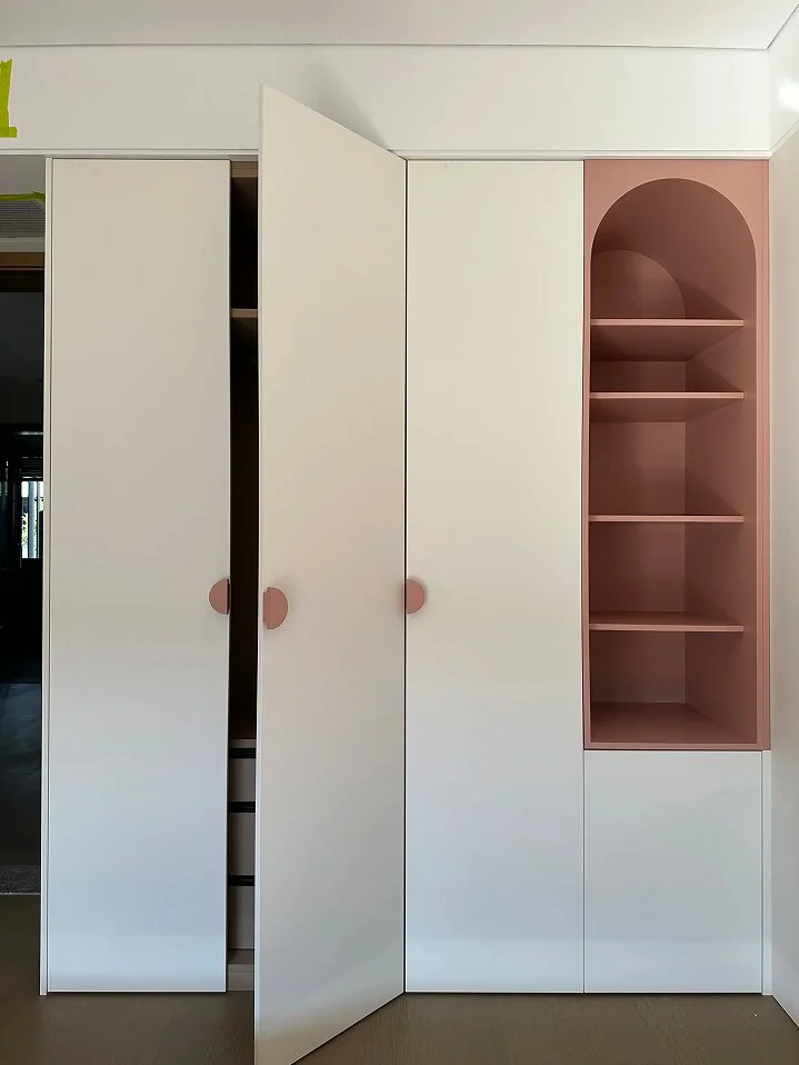 Bedroom wardrobe for a Singapore home