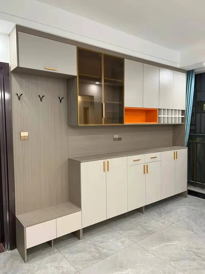 Custom shoe cabinet storage for a Singapore HDB entrance